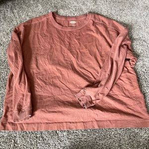 Burnt orange long sleeve